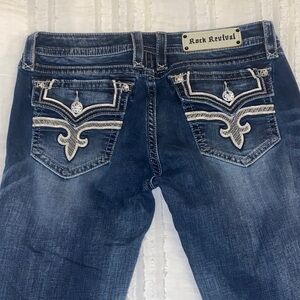 Rock Revival Women's Dark Blue Boot Cut Jeans